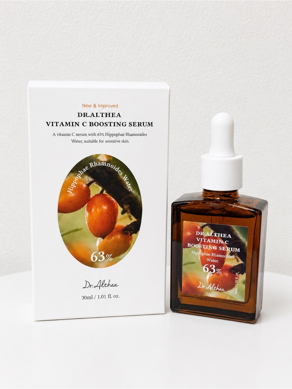Vitamin C Boosting Serum - Amber Bottle, White Dropper